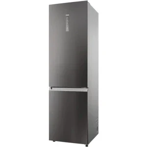 Haier EHD3PWDNPD206, 406 L, Clasa D, No Frost, MyZone, Air Surround, hOn, Control electronic, 205 cm, Dark Inox