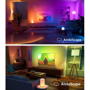 Philips Smart TV The One 65PQS9011/12 Seria PQS9011/12 164cm 4K UHD HDR Ambilight pe 3 laturi