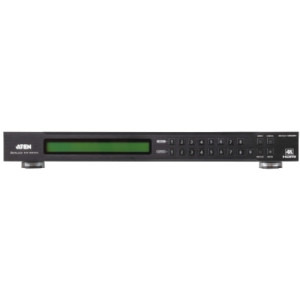 ATEN Matrix Switch HDMI 4K 60Hz, 8x HDMI Female - 9x HDMI Female, 1x 3.5 Female, Negru