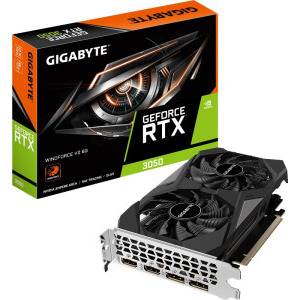 GIGABYTE GeForce RTX 3050 WINDFORCE V2 6GB GDDR6 96-bit