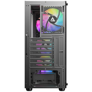 Gaming ZMEU Essential Plus, AMD Ryzen 5 PRO 8600G 4.3GHz, 8GB DDR5, 500GB SSD, Radeon 760M with Ryzen AI, Iluminare RGB