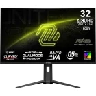 Monitor LED MSI Gaming MAG 321CUPDF Curbat 31.5 inch UHD / FHD VA 0.5 ms Dual mode 160 Hz / 320 Hz USB-C HDR FreeSync Premium