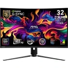 Monitor LED MSI Gaming MSI MAG 321CUP Curbat 31.5 inch UHD QD-OLED 0.03 ms 165 Hz USB-C HDR FreeSync Premium Pro & G-Sync Compatible