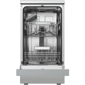 Heinner HDW-FSM45510XE++, Slim, 10 seturi, 5 programe, Clasa E, AquaStop, 45 cm, Inox