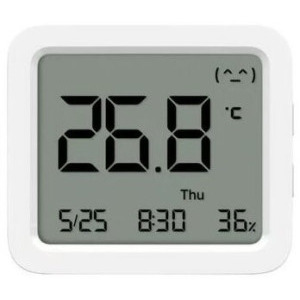 Xiaomi Senzor de temperatura si umiditate Mi 3, Afisaj digital, Bluetooth, Control prin aplicatie