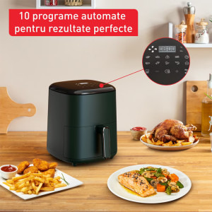 Tefal Friteuza cu aer cald Easy Fry Max EY245310, 1500W, 5L, Verde