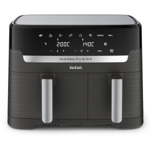 Tefal Friteuza cu aer cald Dual Easy Fry & Grill EY905B10, 2700W, 5.2 L + 3.1L