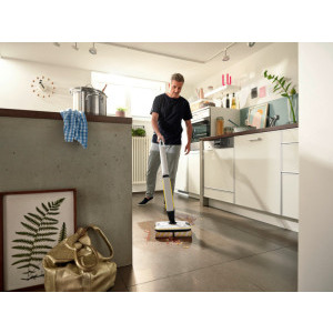 Karcher FC 7, Mop electric, 0.2L, Argintiu/Alb
