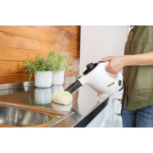 Karcher SC 1, de curatat cu abur, 1200W, Alb/Negru