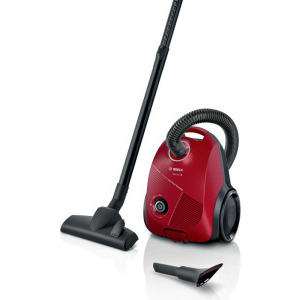Bosch Seria 2 BGBS2RD1, cu sac, 600W, 3.5L, Rosu