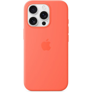 Apple Protectie pentru spate, material silicon pentru iPhone 16 Pro Max, culoare Tangerine (SEASONAL)