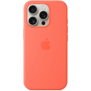 Apple Protectie pentru spate, material silicon pentru iPhone 16 Pro Max, culoare Tangerine (SEASONAL)