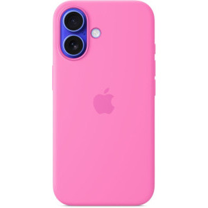 Apple Protectie pentru spate, material silicon pentru iPhone 16 Plus - Peony (SEASONAL)