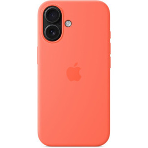 Apple Protectie pentru spate, material silicon pentru iPhone 16 Plus - Tangerine (SEASONAL)