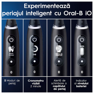 Oral-B Set 2x Periute de dinti electrice iO6 Roz & Negru