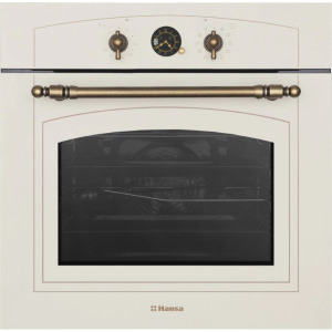 Hansa BOEW68120090, Electric, 66 L, Grill, Rotisor, EasyClean, CoolDoor, Clasa A, Crem