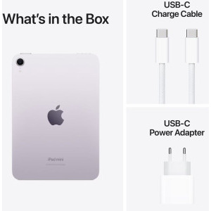 Apple iPad Mini (A17 Pro) 2024 8.3 inch 256GB Wi-Fi + Cellular Purple
