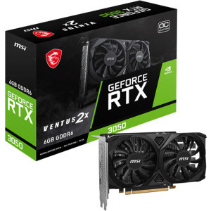 MSI GeForce RTX 3050 VENTUS 2X E OC 6GB GDDR6 96-bit