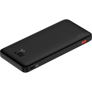 Baseus Airpow 10000 mAh, 1x USB-C, 1x USB, 20W, Black