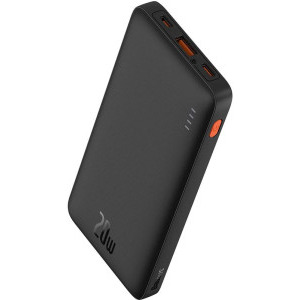 Baseus Airpow 10000 mAh, 1x USB-C, 1x USB, 20W, Black