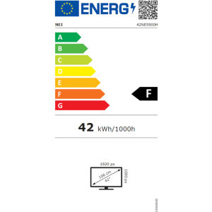 Nei Smart TV 42NE5900H Seria NE5900H 106cm negru Full HD, Suport de perete inclus