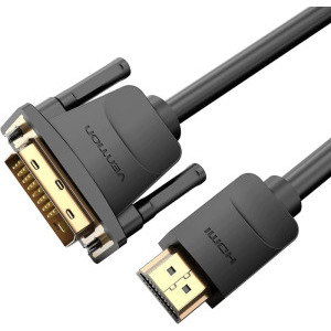 Vention HDMI Male - DVI-D Male, 1.5 m, Negru