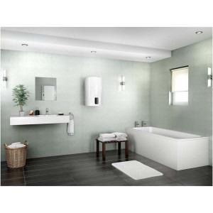 Ariston electric Lydos Plus 100L, 1800 W, programare saptamanala, rezervor emailat cu Titan