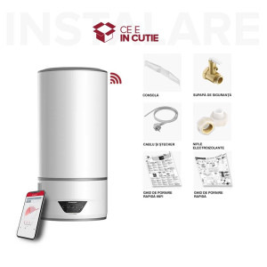 Ariston electric cu pompa de caldura LYDOS HYBRID WI-FI 80, 80 L, 1200 W