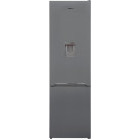 Combina frigorifica Heinner HC-V286SWDF+, 288 L, Clasa F, Less frost, Dozator apa, 180 cm, Argintiu