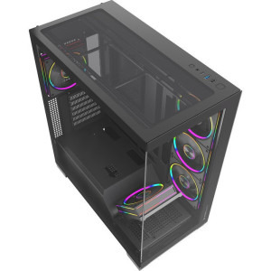 Gaming GREUCEANU Pro Streaming Edition, AMD Ryzen 7 9850X3D 4.7GHz, 32GB DDR5, 2TB SSD, RTX 5080 16GB GDDR7, Iluminare RGB