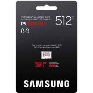 Samsung Micro SDXC P9 Express U1 V30 512GB Clasa 10
