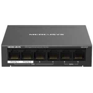 MERCUSYS Gigabit MS106GP 4 porturi PoE+