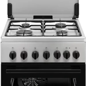 Electrolux LKK520023X, Mixt, 4 arzatoare, Sistem de siguranta, Aprindere integrata, Timer, Grill, Clasa A, 50 cm, Inox
