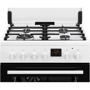 Electrolux LKK664222W, Mixt, 4 arzatoare, Sistem de siguranta, Aprindere integrata, Autocuratare catalitica, Timer, Grill, Clasa A, 60 cm, Alb