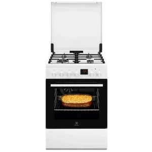 Electrolux LKK664222W, Mixt, 4 arzatoare, Sistem de siguranta, Aprindere integrata, Autocuratare catalitica, Timer, Grill, Clasa A, 60 cm, Alb