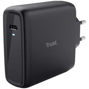 Trust Maxo, 1x USB-C, Quick Charge 100 W, Black + Cablu USB-C