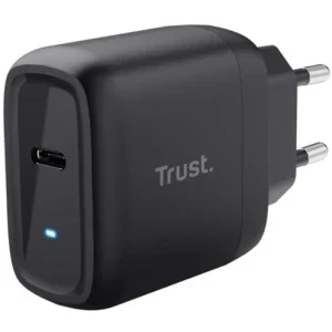 Trust Maxo, 1x USB-C, Quick Charge 45 W, Black + Cablu USB-C