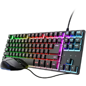 Trust GXT 798W 2-in-1 Thado TKL & Felox Negru