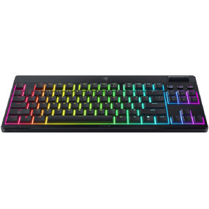 Tastatura Gaming Razer BlackWidow V4 Low-Profile TKL HyperSpeed Wireless Orange Tactile Mechanical RGB Black