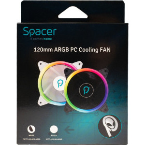 Spacer SPFC-120 ARGB 120mm White