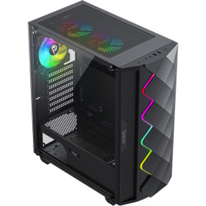 Spacer Quartz ARGB Black 3 Fans