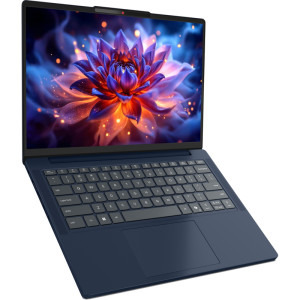 Lenovo 14'' IdeaPad Slim 3 14IWC11, WUXGA OLED, Procesor Intel® Core™ 5 320 (6M Cache, up to 4.60 GHz), 16GB DDR5, 512GB SSD, Intel Graphics, No OS, Cosmic Blue