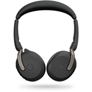 Jabra On-Ear, Evolve2 65 Flex, Bluetooth, ANC, Negru
