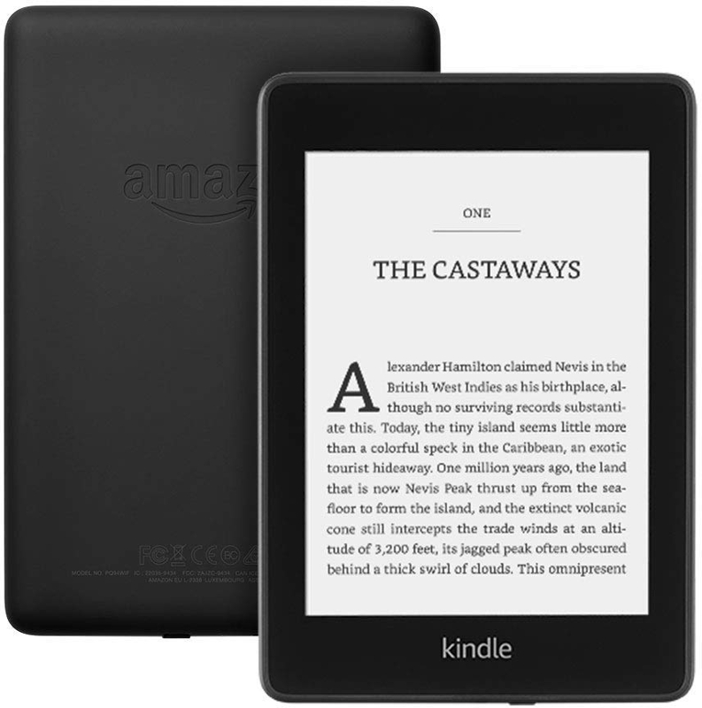 E-book Reader Amazon All-new Kindle Paperwhite (2018) Glare-Free, Touch Screen, 6 inch, 32GB, Wi-Fi, Black