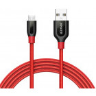 Cablu de date / adaptor Anker PowerLine+ USB Male la microUSB Male, 1.8 m, Red