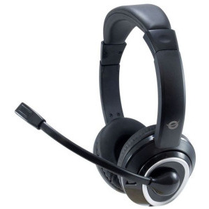 Casti Conceptronic Over-Ear, Stereo, cu jack 3.5 mm, 2 m, negru