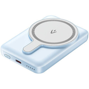 Vention 5000 mAh, magnetic wireless, 1x USB-C, blue