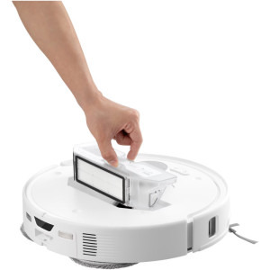 Roborock Qrevo Curv RSD0712CE, 6400 mAh, 18500Pa, 0.33L, Alb