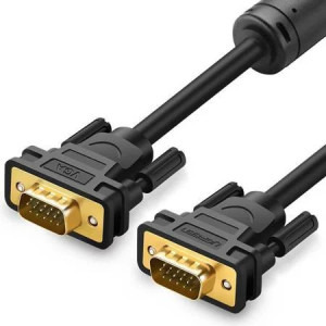 Cablu video Ugreen VG101 VGA Male - VGA Male, 2 m, Negru