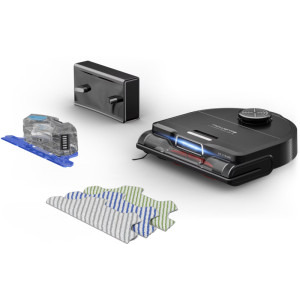 Rowenta X-Plorer Seria 240 RR9675WH, Li-Ion, 8000Pa, 0.35L, Negru